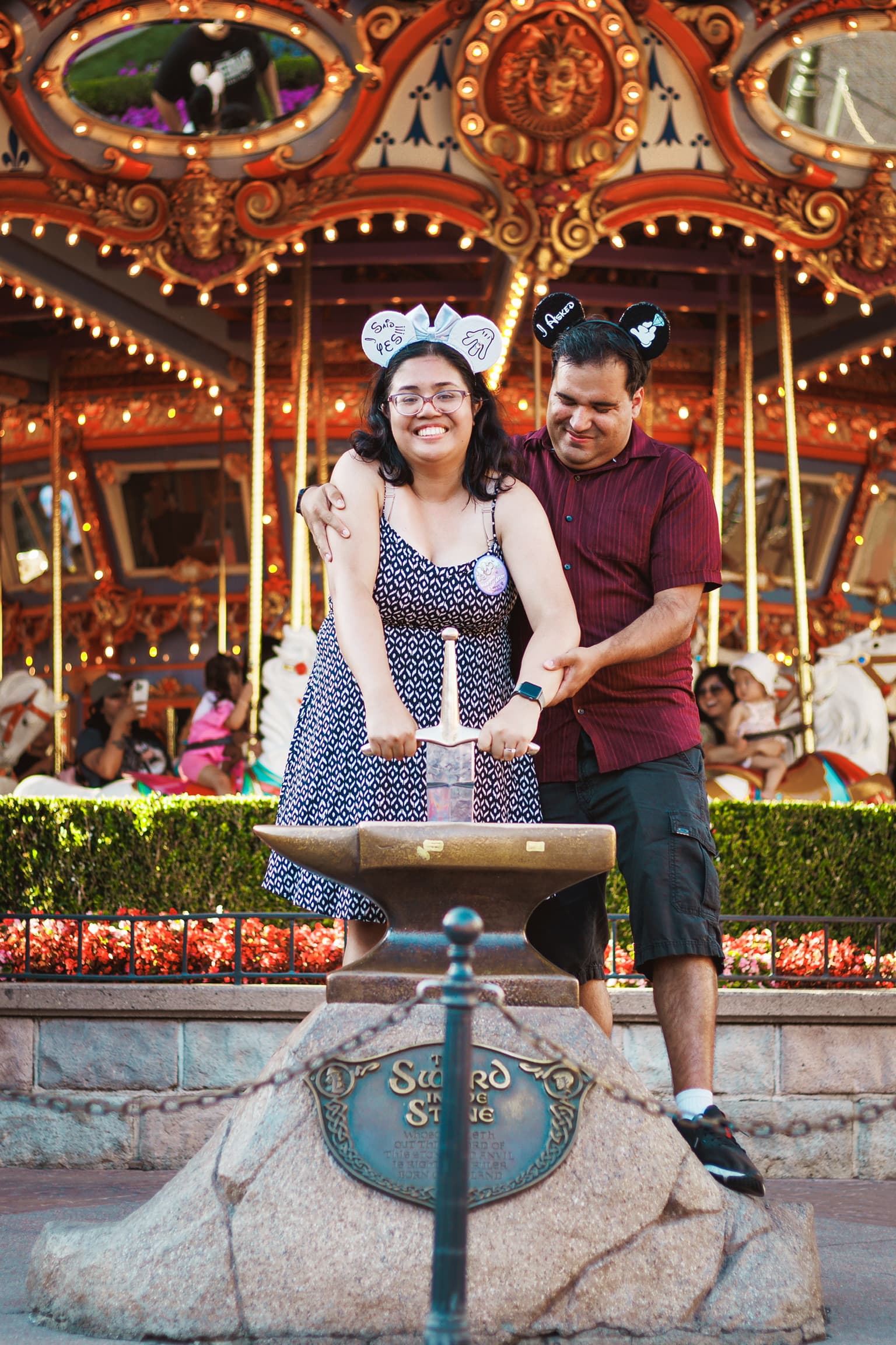 Adrienne & Joe — Disneyland engagement photo