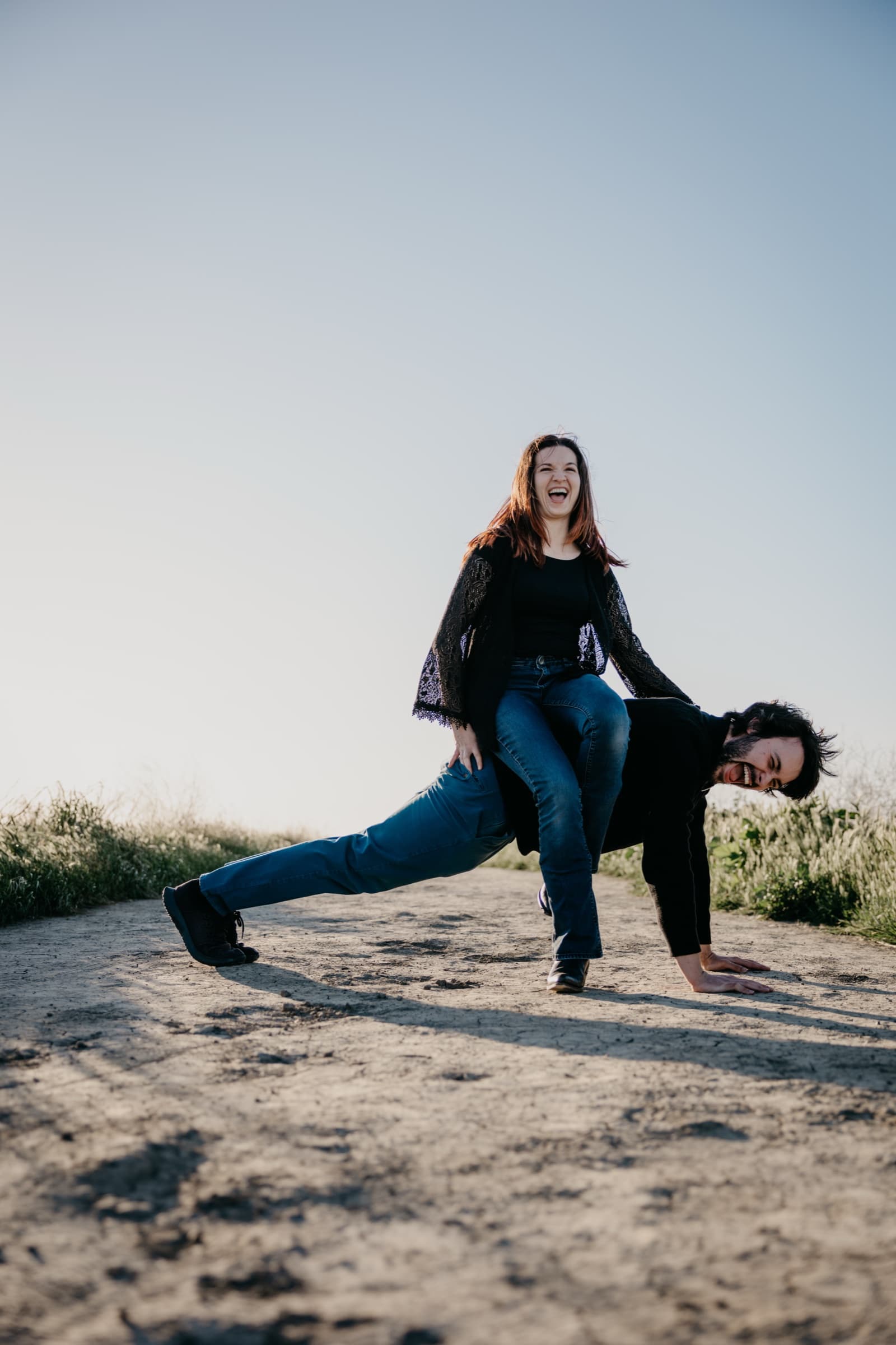 Max & Porter — engagement photo