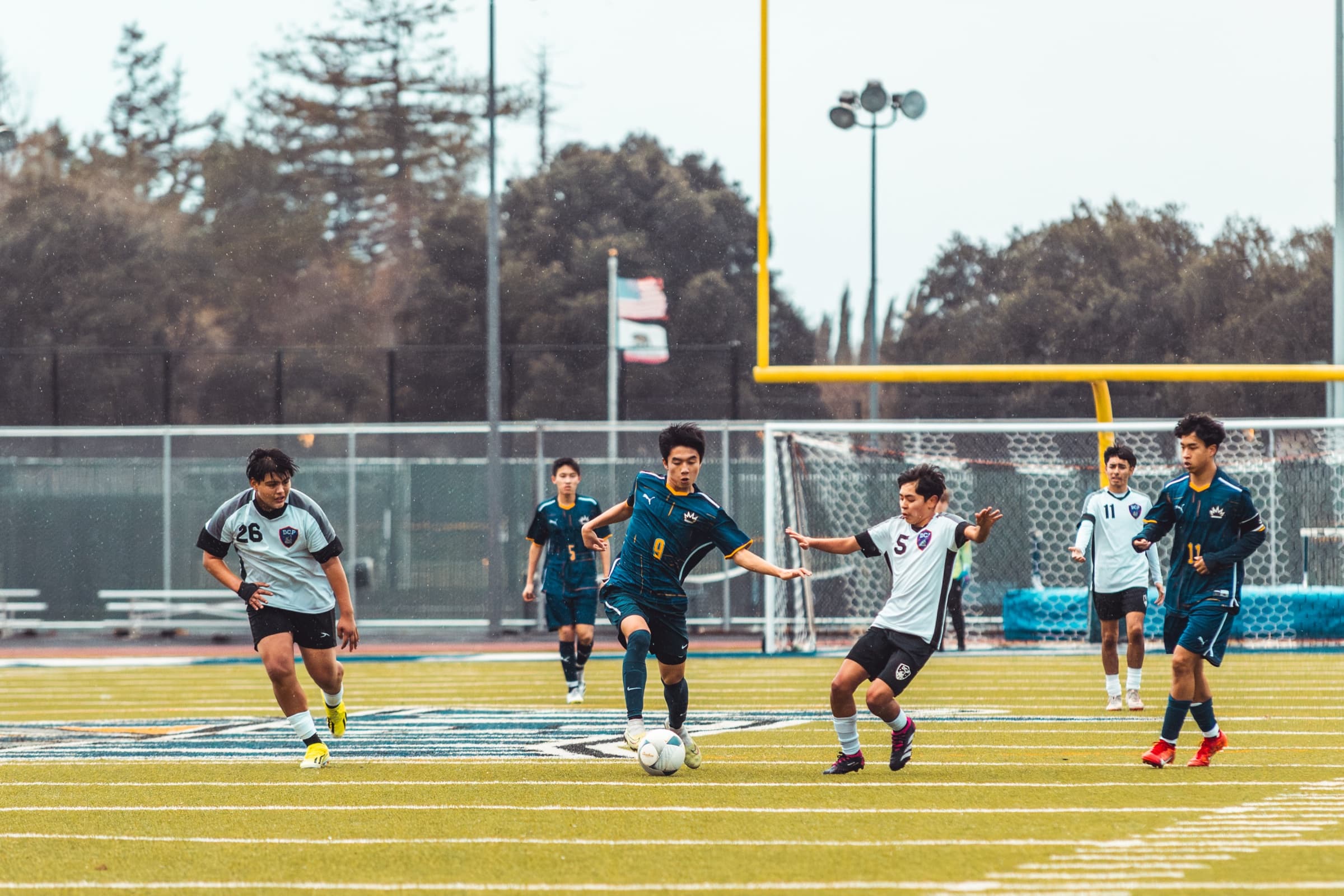 Sports photography — action frame